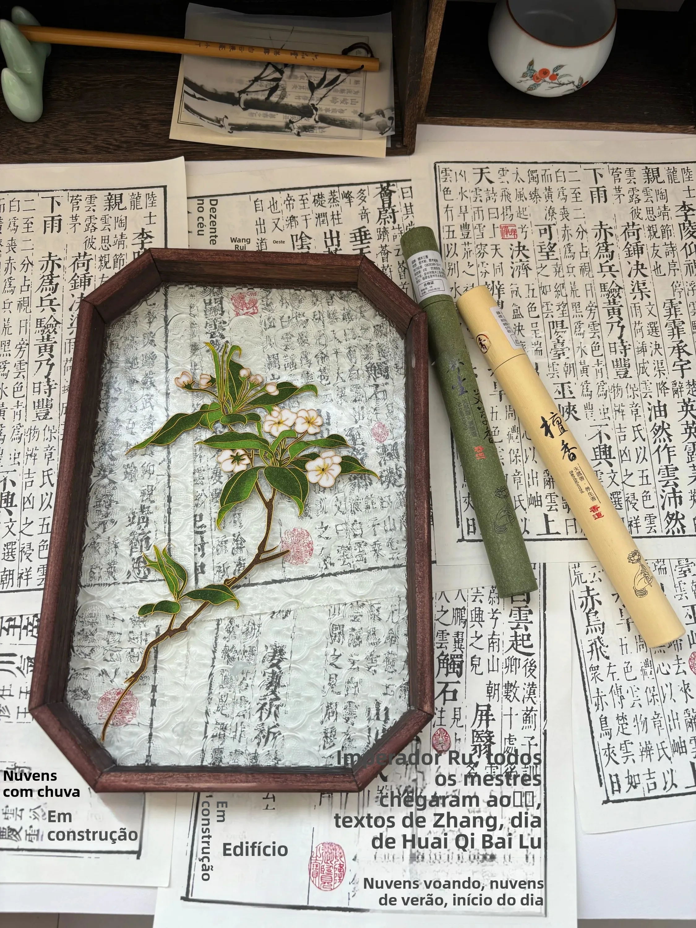 手作りイリフアエナメル-diy-ジンタイラン伝統工芸材料キット古代スタイルのデスクトップ装飾絵画ギフト