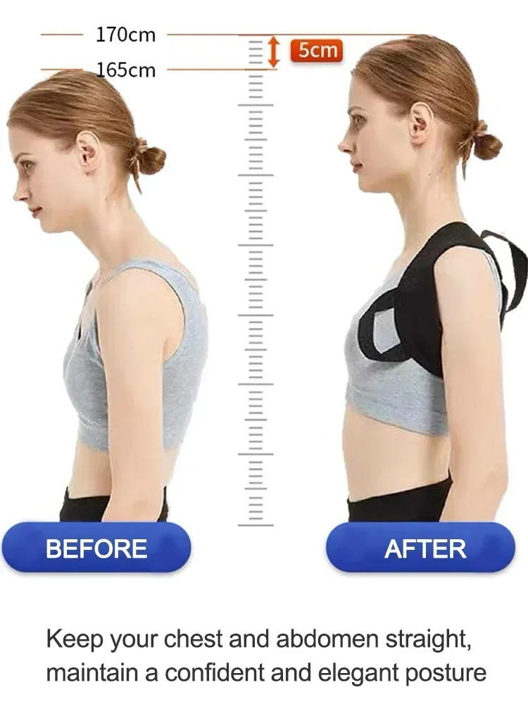 Back Posture Corrector Upper Back straightener and Providing Pain Relief from Neck, Shoulder Posture Correction Body Shaping