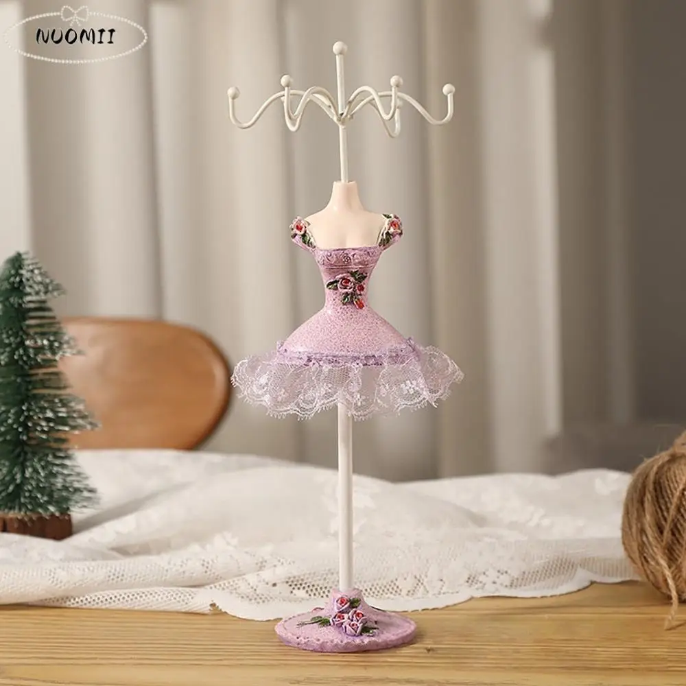 

Organizer Rack Dress Model Jewelry Display Rack Princess Ring Necklace Mannequin Display Stand Rose Luxury