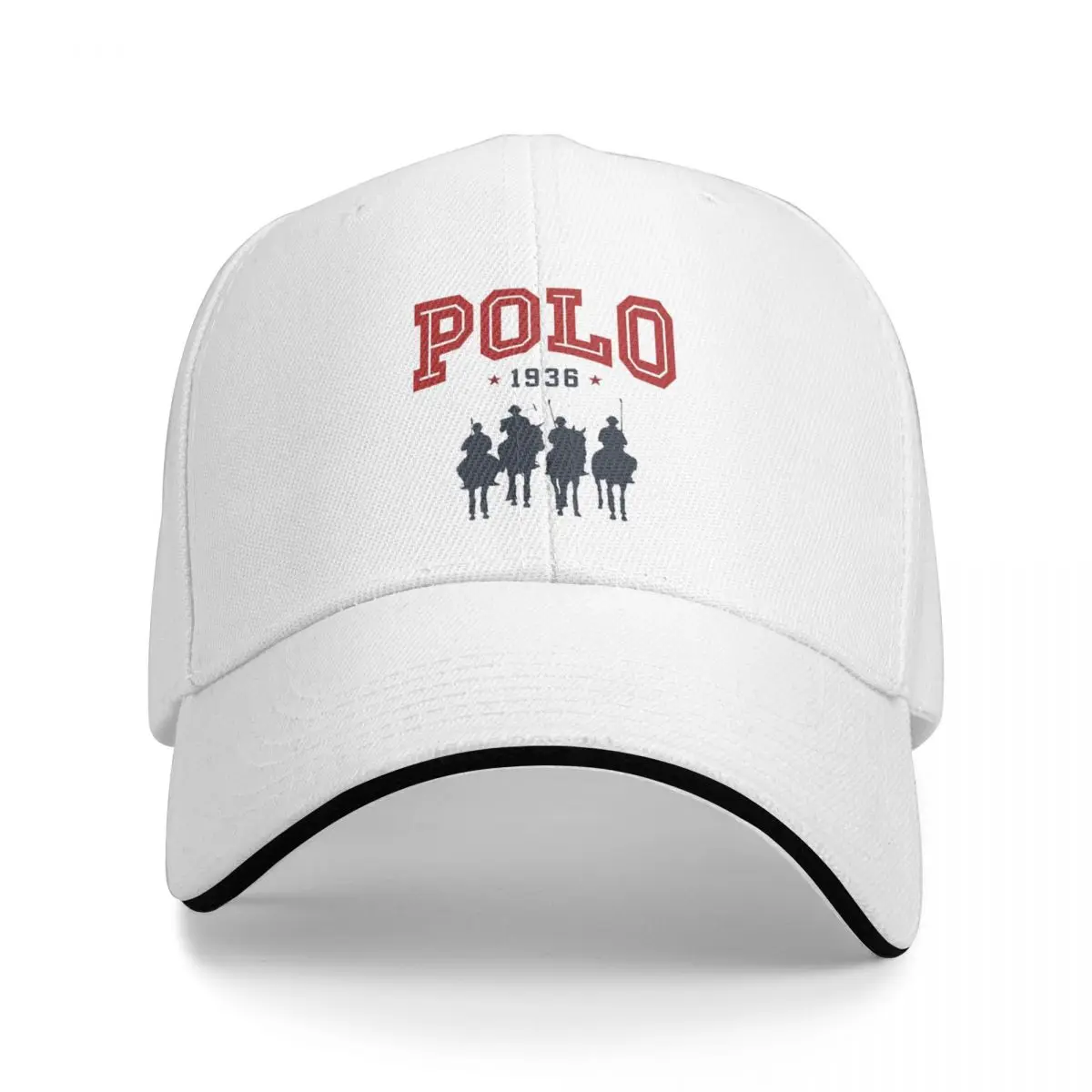 Red POLO EST.1936 Four Horsemen Ride Summer Baseball Caps For Womens Personalized Male Beach Dad Hat Snapback Cap