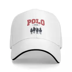 Rotes Polo est.1936 vier Reiter fahren Sommer Baseball mützen für Frauen personal isierte männliche Strand Papa Hut Hysterese kappe