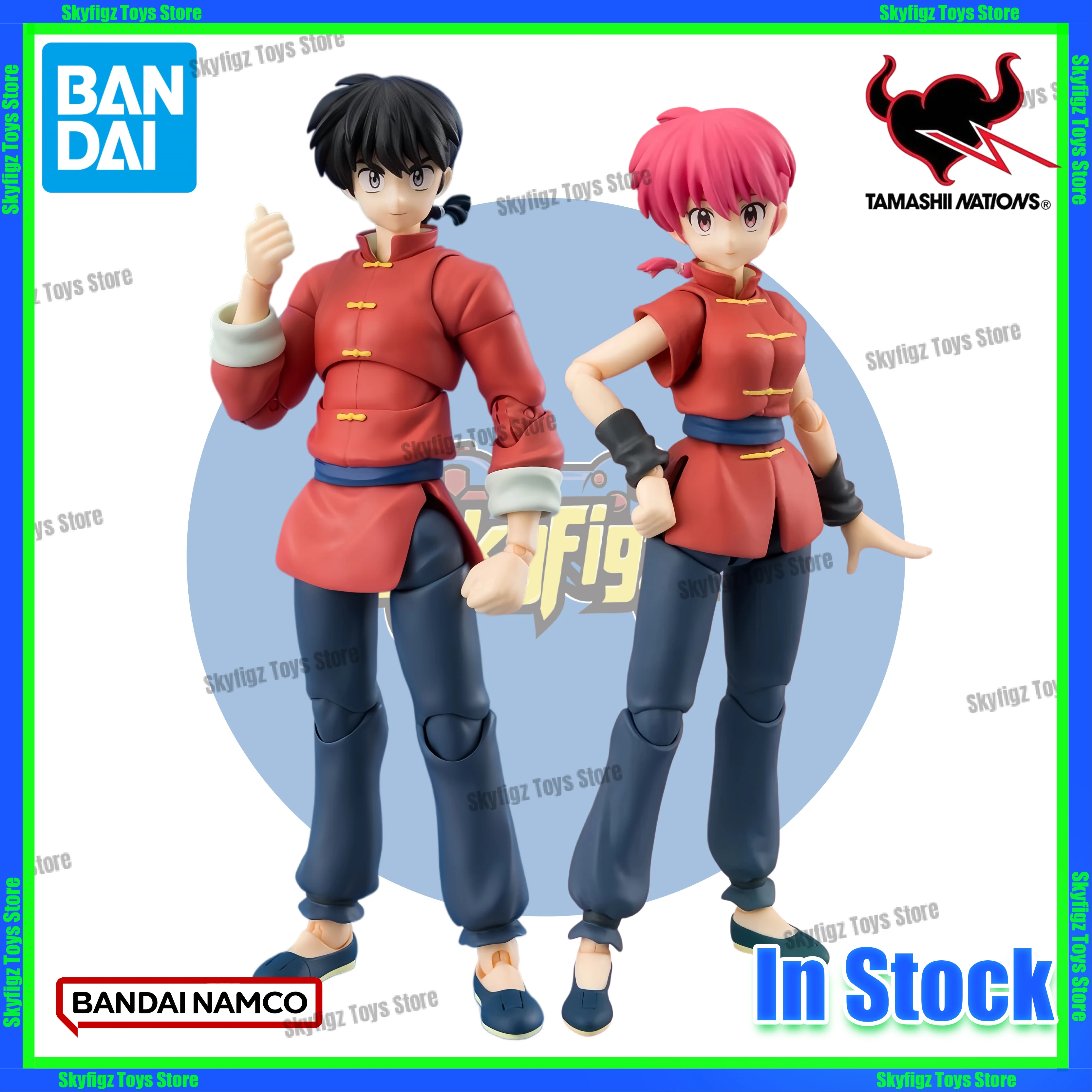 

В наличии: Оригинальная коллекционная подвижная фигурка Ranma Saotome S.H.Figuarts от Bandai – идеальный подарок