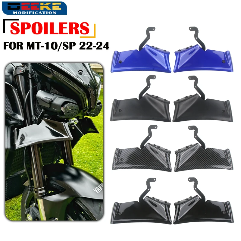 Frontflügel für Yamaha MT-10 MT10 MT10 SP 2022 2023 2024 Motorrad Sport Downforce Naked Frontspoiler Aerodynamischer Deflektor