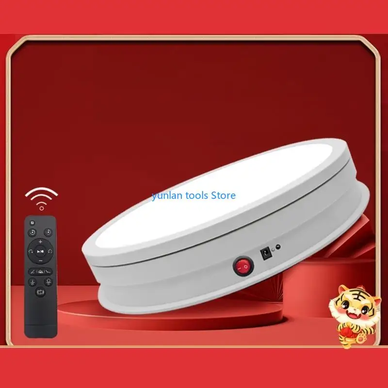 

50LB 360 Degree Turntable Jewelry Holder for Photography Video Props