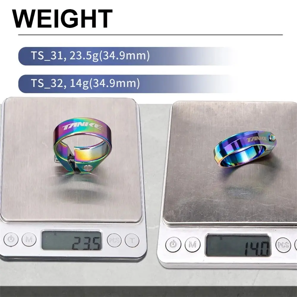 28.6/31.8/34.9 مللي متر دراجة Seatpost دراجة من سبيكة الألومنيوم مقعد سرج أنبوب المشبك مقعد أنبوب كليب الدراجة Seatpost المشبك مقعد آخر كليب