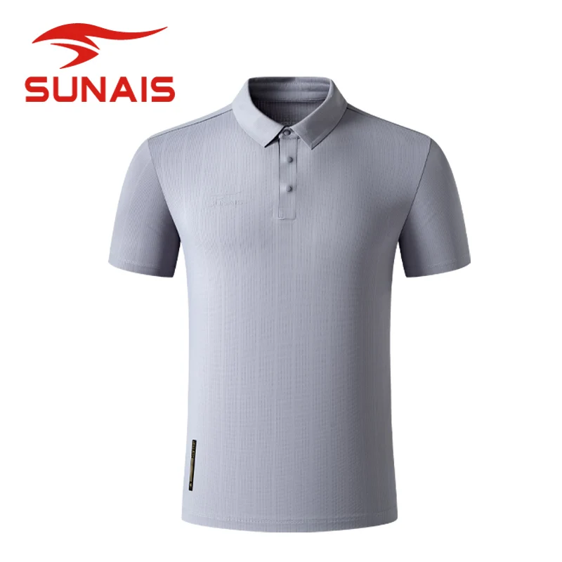 SUNAIS 630630 Men's Quick Dry Polo Shirt Breathable Stretch Casual Sports Short Sleeve Top
