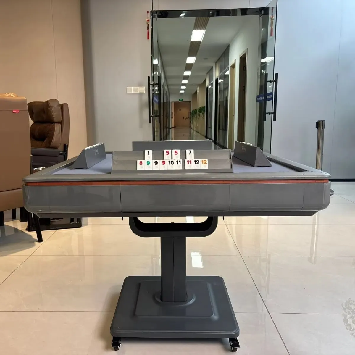 Linne Turkish-Israeli Plastic Fully Automatic Modern Minimalist Dubai German Mahjong Table Machine Okey 101 Board Game