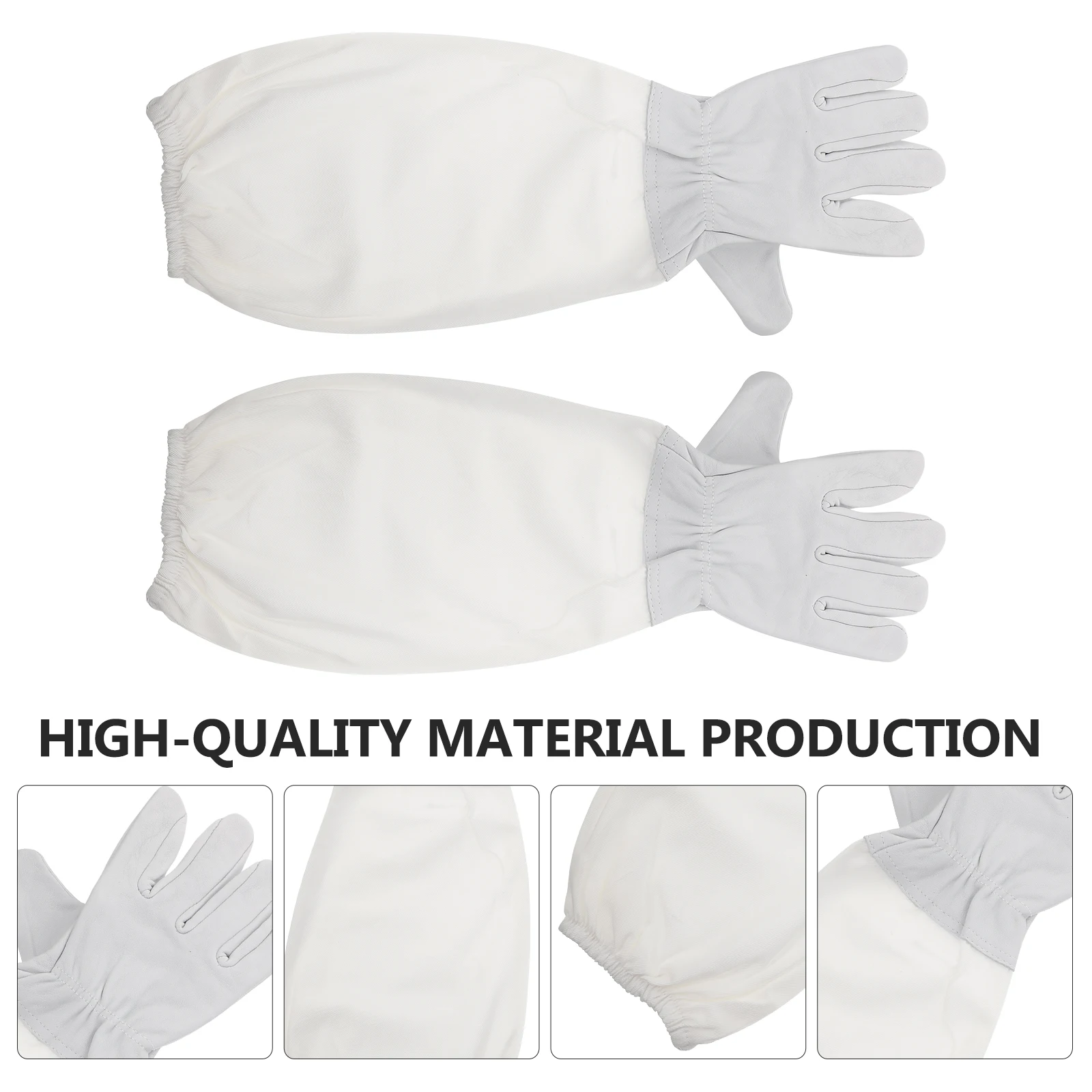 

Beekeeping Gloves Long Sleeve Safety Cotton Lightweight Women's Beehive Protective Equipment Reusable Easy Care Proof