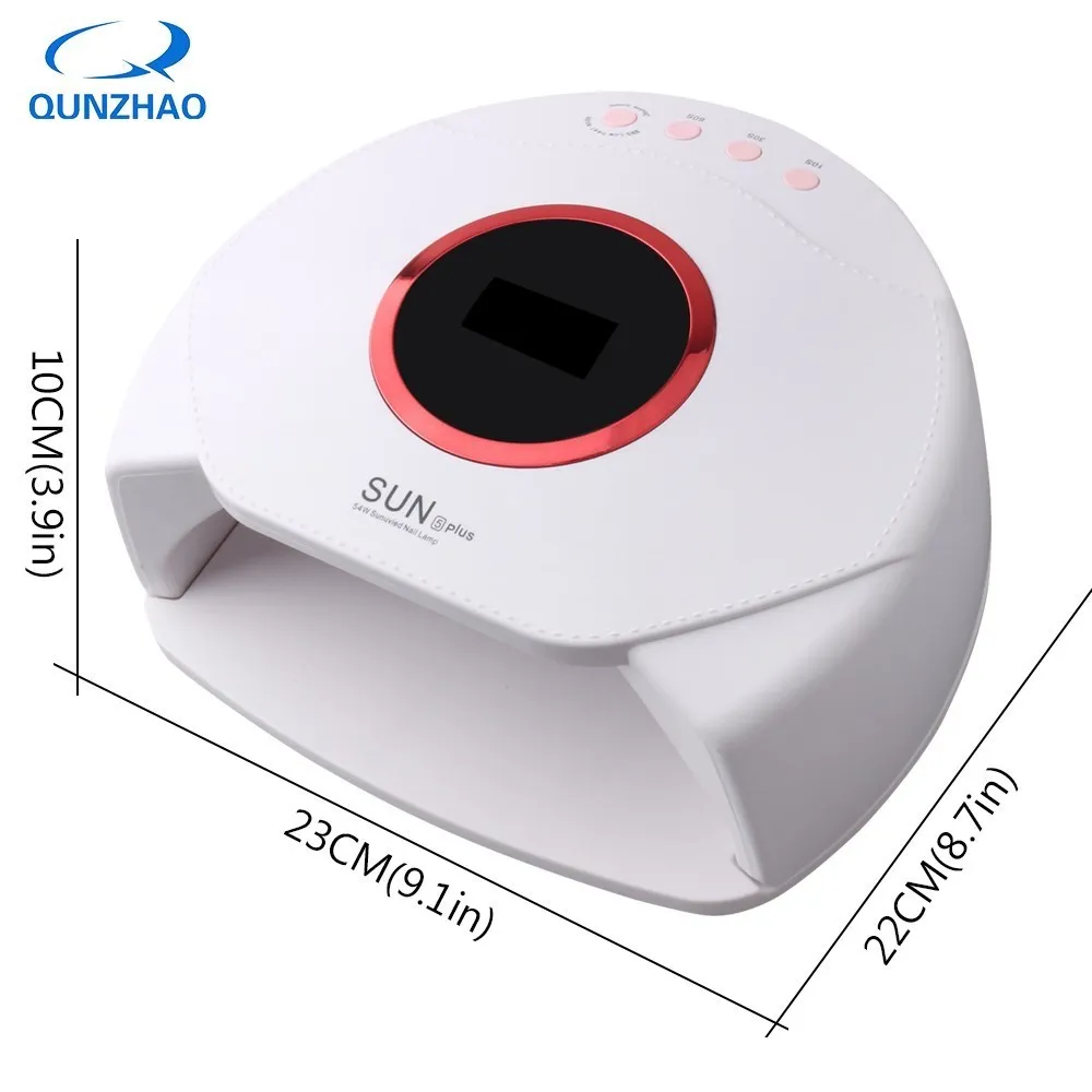 QUNZHAO SUN 5Plus UV Lamp Nail Dryer Pro UV LED Gel Nail Lamp Fast Curing Gel Polish Ice Lamp for Nail Manicure Machine