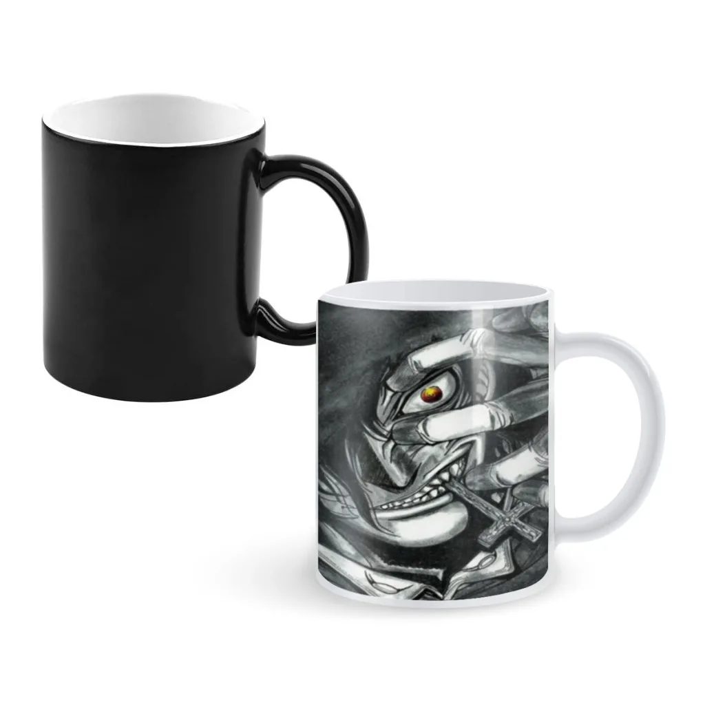 Alucard Hellsing Anime Movie Creativity Change Color Chang mug Ceramic mug Hot Coffee Cup Breakfast Cup mug Friend Gift