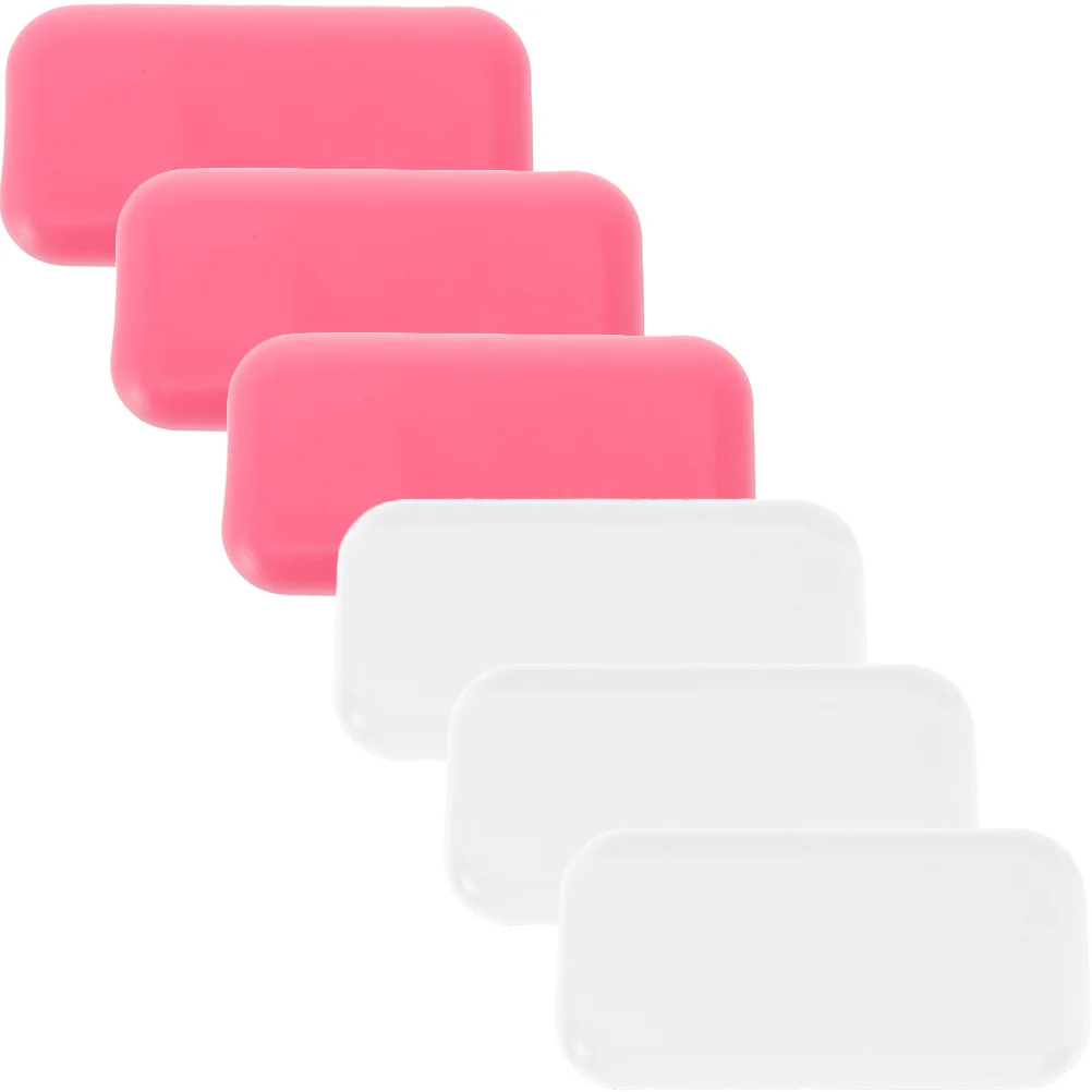 

6Pcs Silicone Eyelash Grafting Pads Forehead Cushions Lash Extension Holder Pallet Reusable Lash Extension Supplies