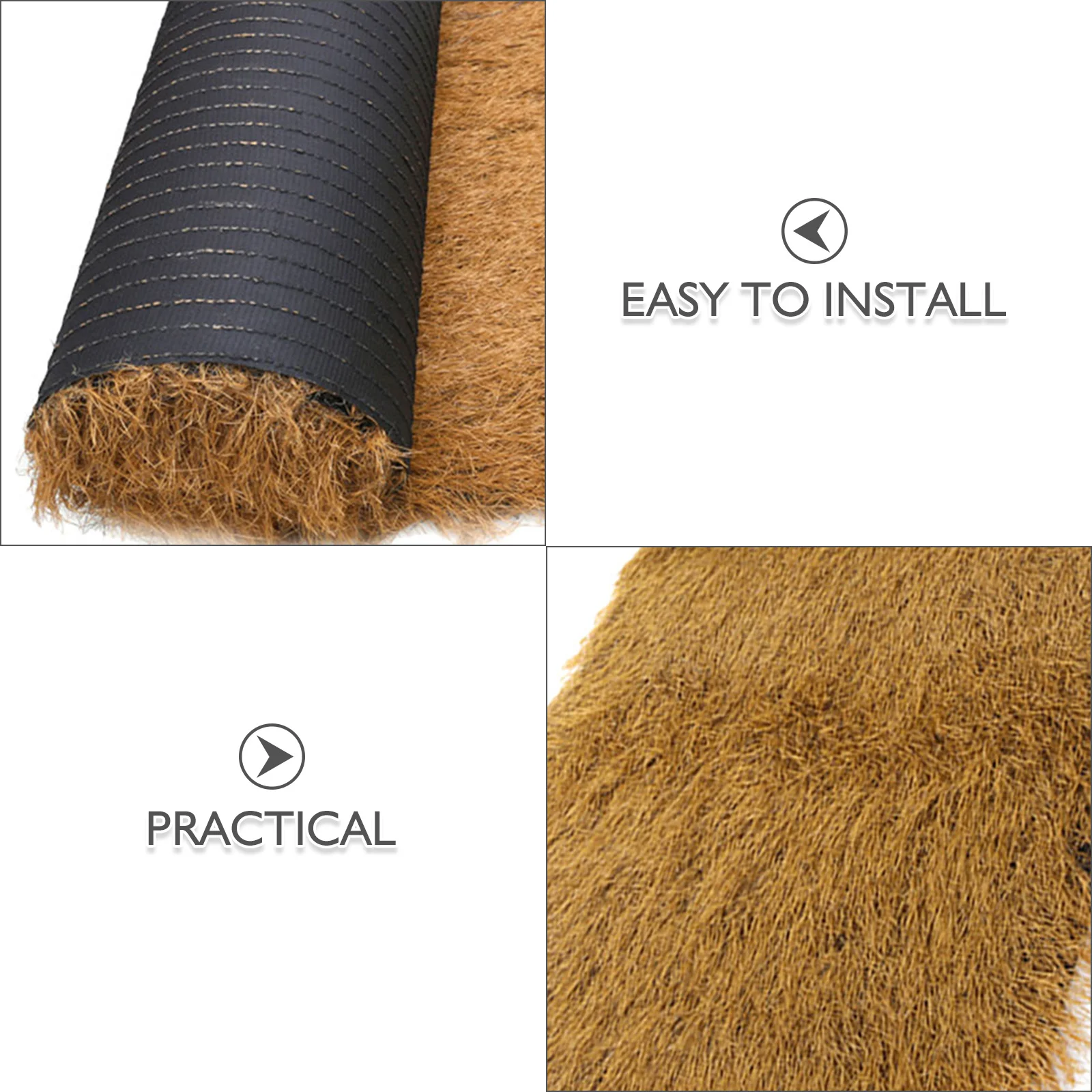 1M Artificial Thatch Roof Shade Simulation Straw Garden Decor Fake Grass Yard Patio Cover DIY Mexican Style Outdoor Decoration