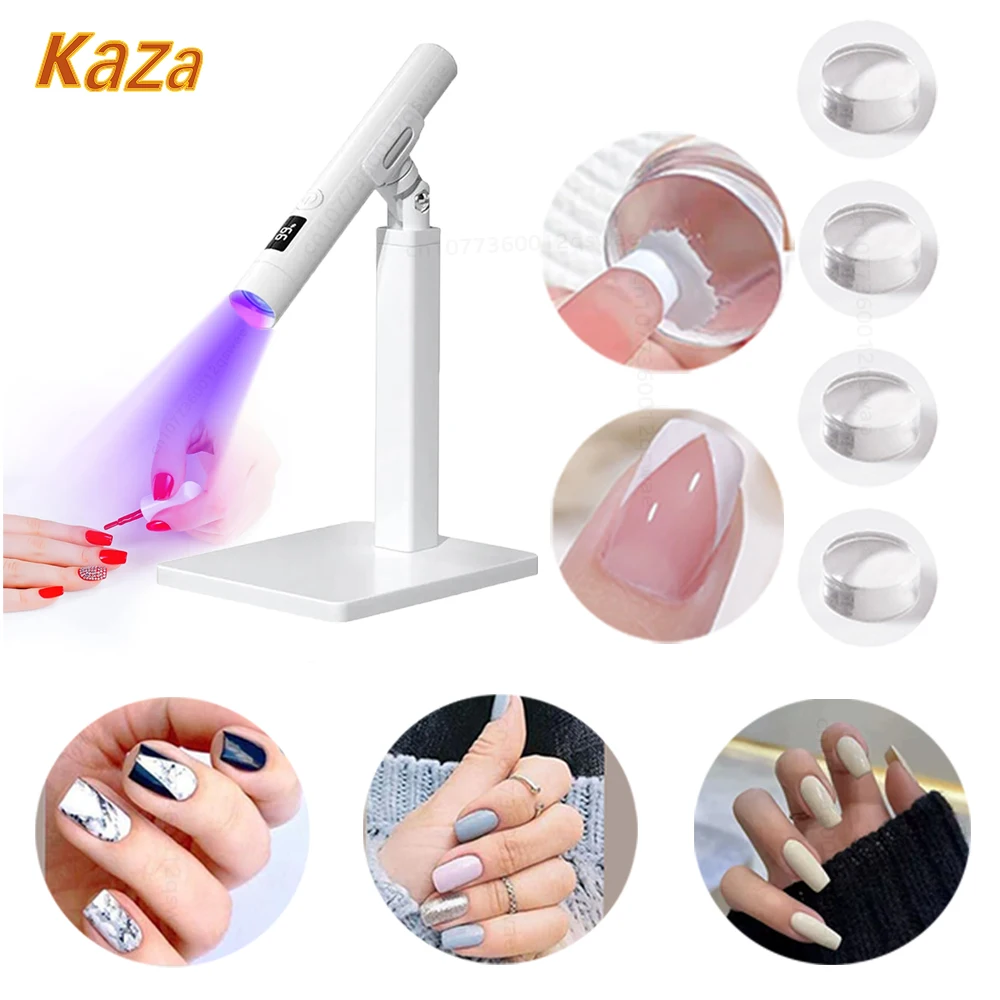 Lámpara secadora de uñas portátil, Luz LED UV para curar todos los esmaltes de Gel, recargable por USB, secado rápido, herramientas de arte de uñas