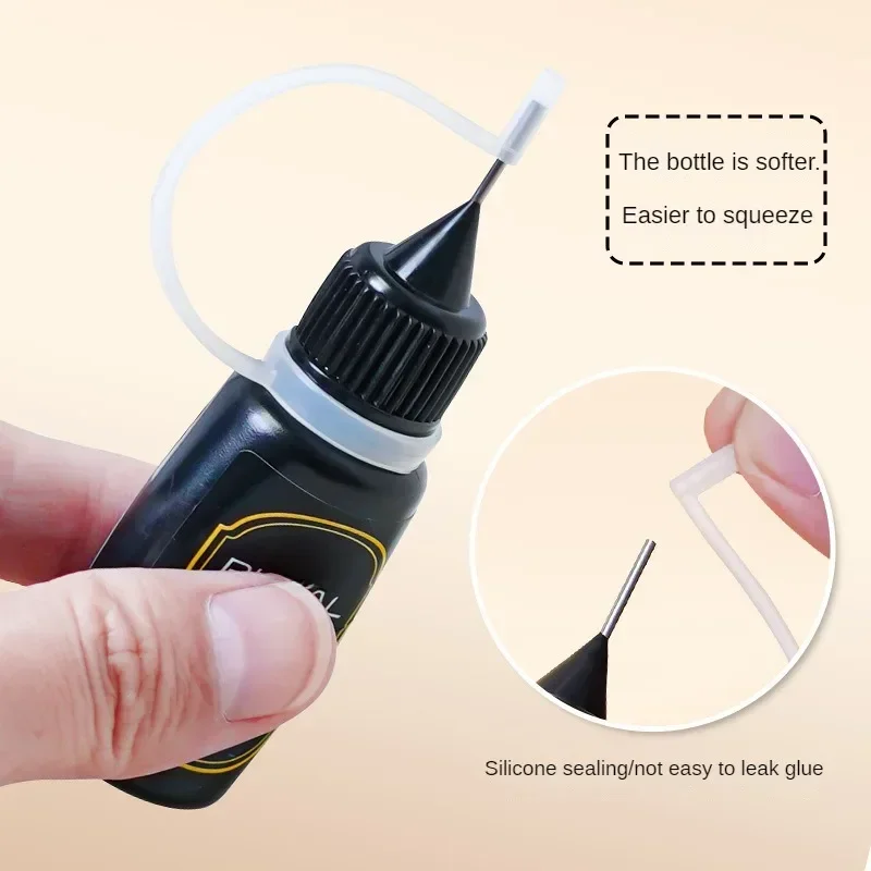 กาวติดเล็บ 10 มล. สำหรับติดอุปกรณ์ตกแต่งเล็บ 3 มิติ DIY กาวติดคริสตัล เจลปิดขอบเล็บ แข็งแรงมาก