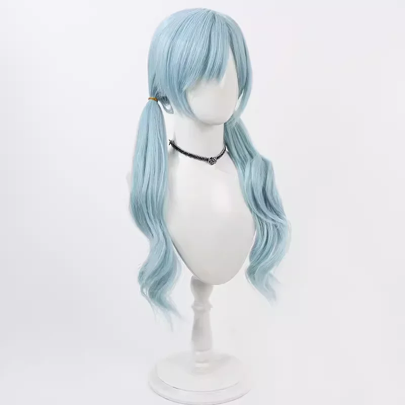 Virtual YouTube Vtuber Shizuku Hinomori Cosplay Wig Halloween Carnival Party Props Synthetic Hair Heat Resistant Fiber + Wig Cap
