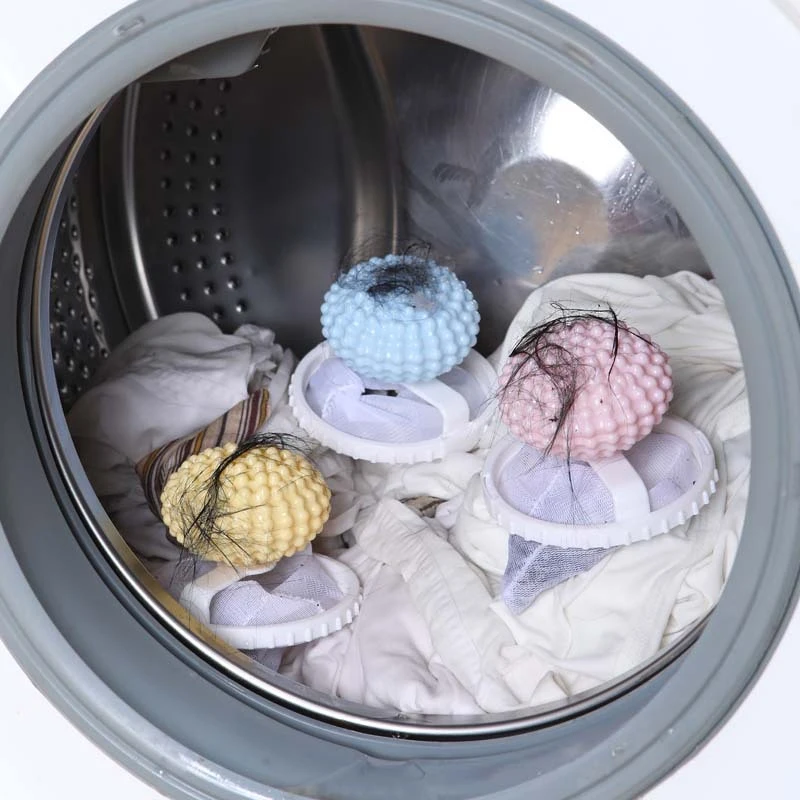 Washing Machine Hair Filter Laundry Floating Lint Hair Catchers Laundry Ball Reusable Clothes Hair Cleaning Tools