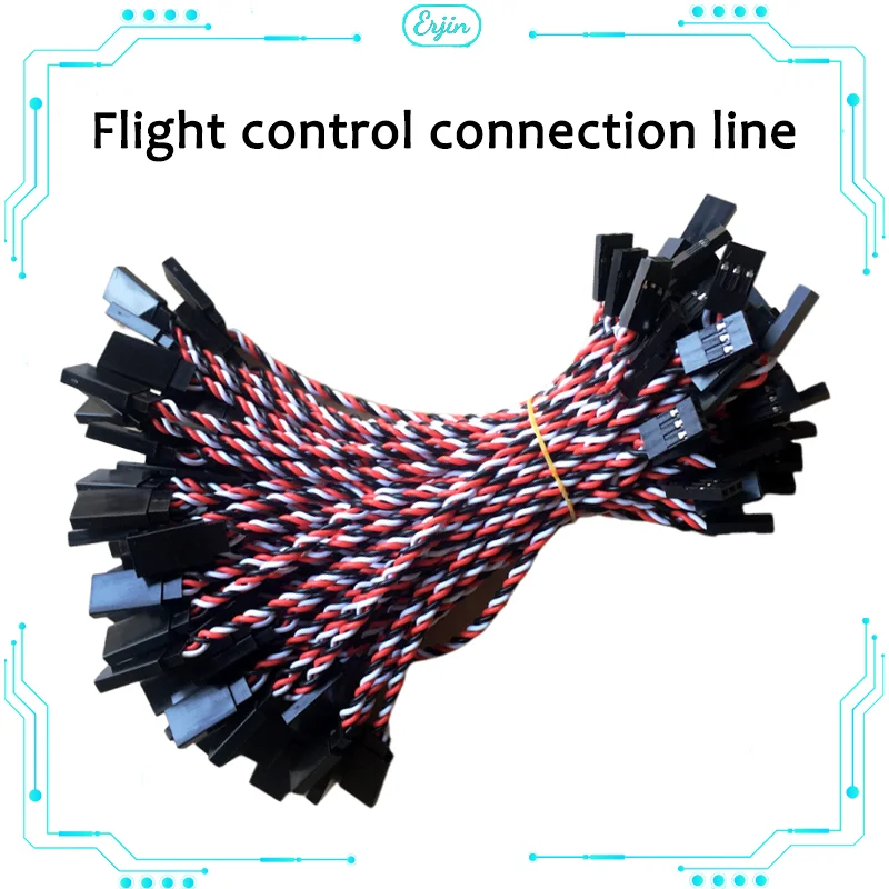 10pcs Aircraft Model Flight Control Connecting Wire Servo Extension Wire 30 Core 10cm 15cm 20cm 30cm Male To Male Extension Wire