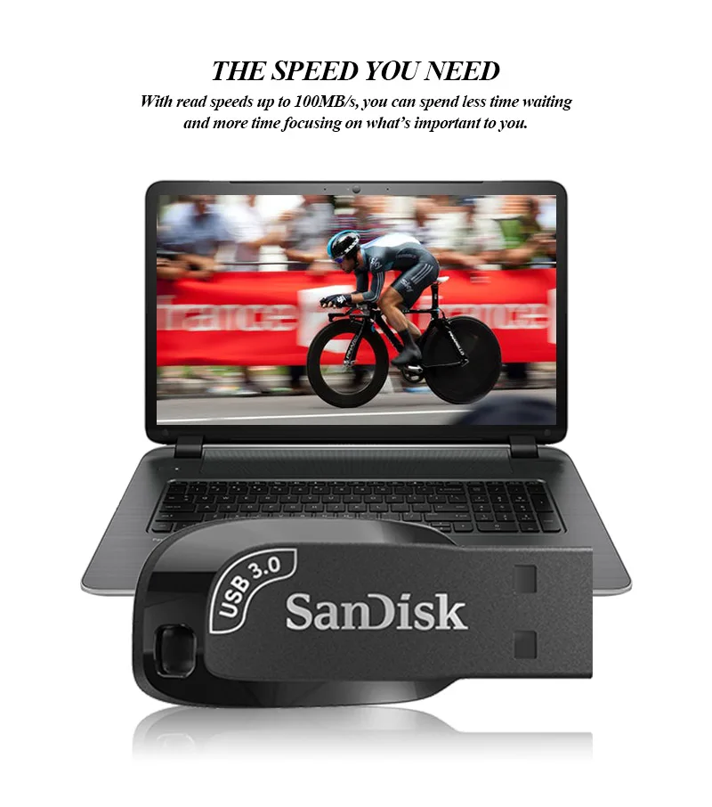 SanDisk 100% Original USB 3.0 Flash Drive CZ410 32GB 64GB 128GB 256GB Student Pen Drive Memory Stick U Disk Mini computer CAR PC