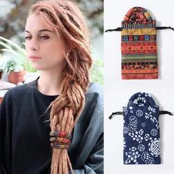 Colorful Dreadlocks Long Ponytail Hairpin Hair Bands Ethnic Style Hair Ropes Ties Horsetail Headband Bendable Hair Styling Tools