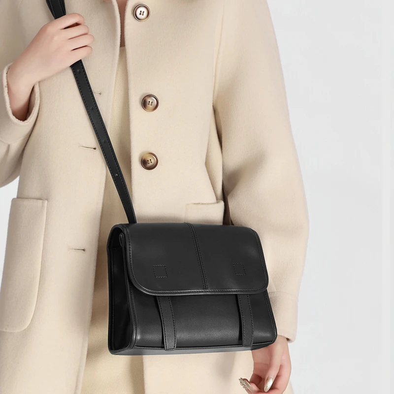 

Женская сумка-мессенджер из натуральной кожи в стиле ретро, женская сумка-мессенджер с регулируемым ремешком, женская повседневная сумка-мессенджер для работы и путешествий