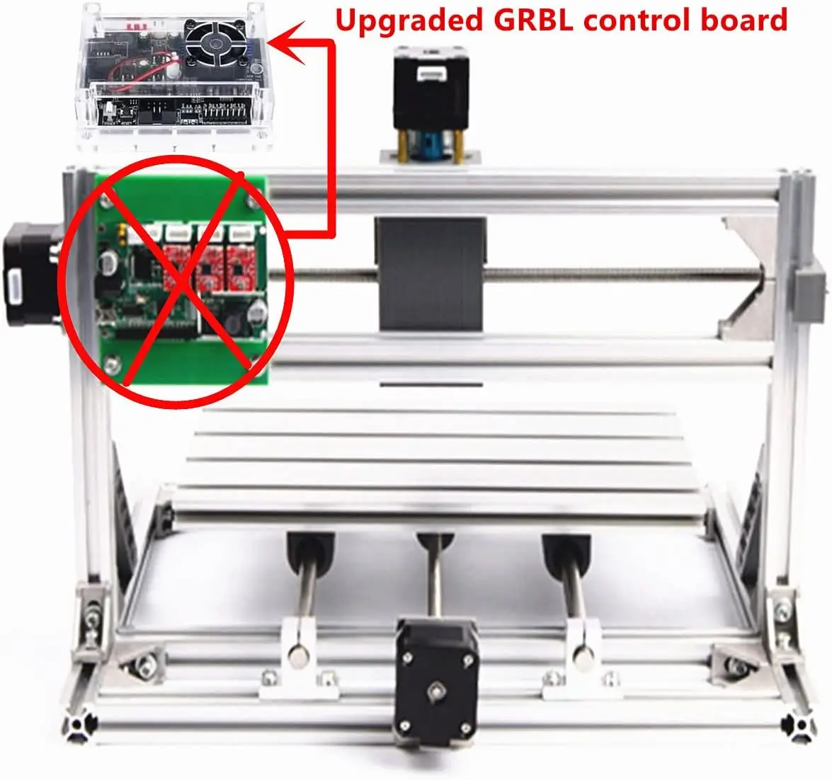 Gravador do laser do CNC com controlador, máquina de gravura de 3 eixos, máquina de trituração do PWB, DIY, 3018, 3W, 5W, 10W, 15W, 20W, controle
