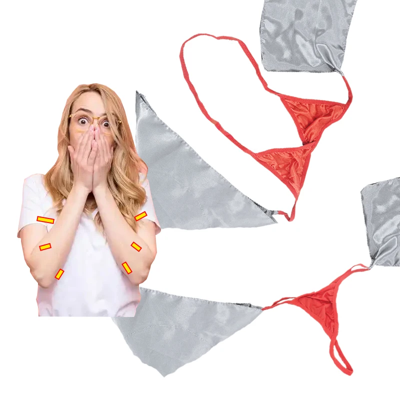 Underwear Appears from Magic Silk Bra Appearing Magic Trick Joke Toy for Funny Party Show Gimmick Comedy Props