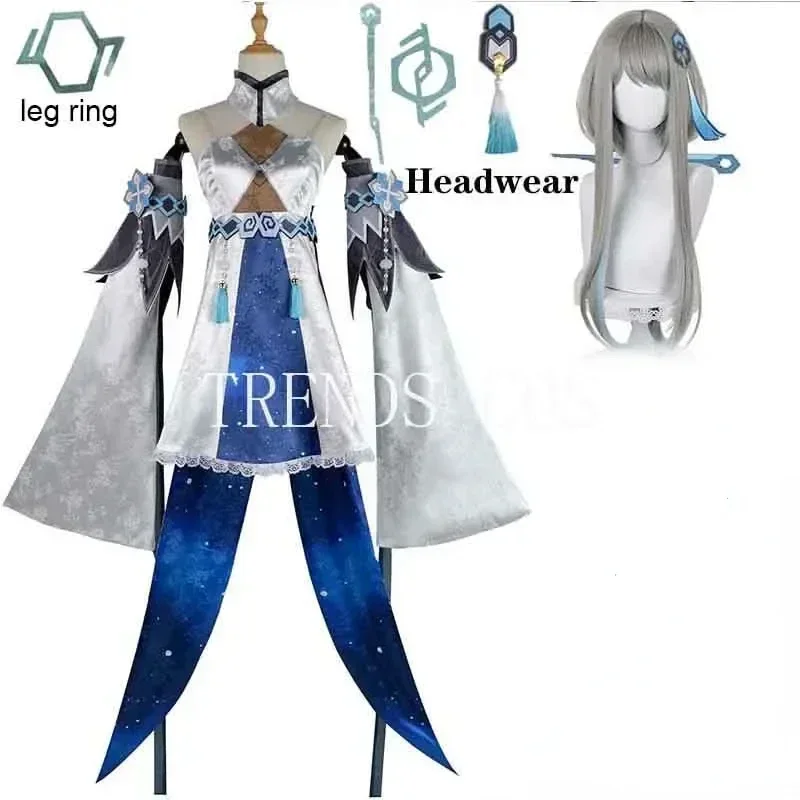 Textured fabric Guizhong cosplay costume haagetus Gui Zhong dress wig game suit for Comic Con