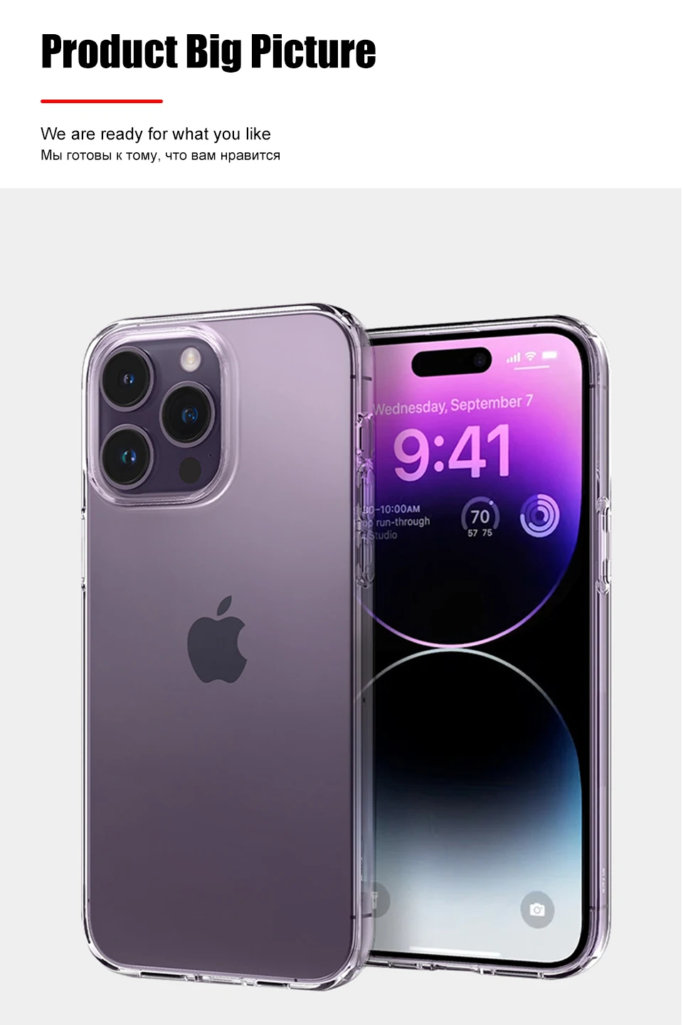 Luxuriöse klare Handyhülle für iPhone 16 15 14 13 12 11 Pro Max XR X XS 7 8 Plus, stoßfeste transparente Stoßstangen-Rückseite – Detail 8