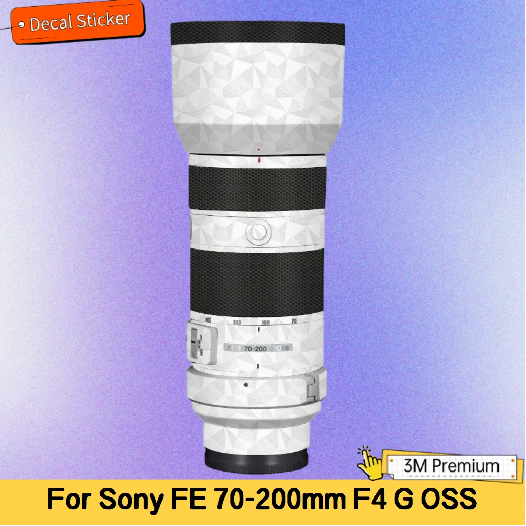 For Sony FE 70-200mm F4 G OSS Lens Sticker Protective Skin Decal Vinyl Wrap Film Anti-Scratch Protector Coat