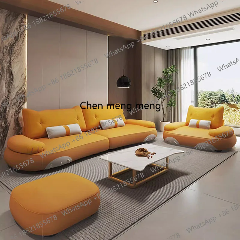 Leather Children Living Room Sofas Cute Floor Lounge Human Dog Bed Living Room Sofas Lazy Cute Couch Muebles Trendy Furniture