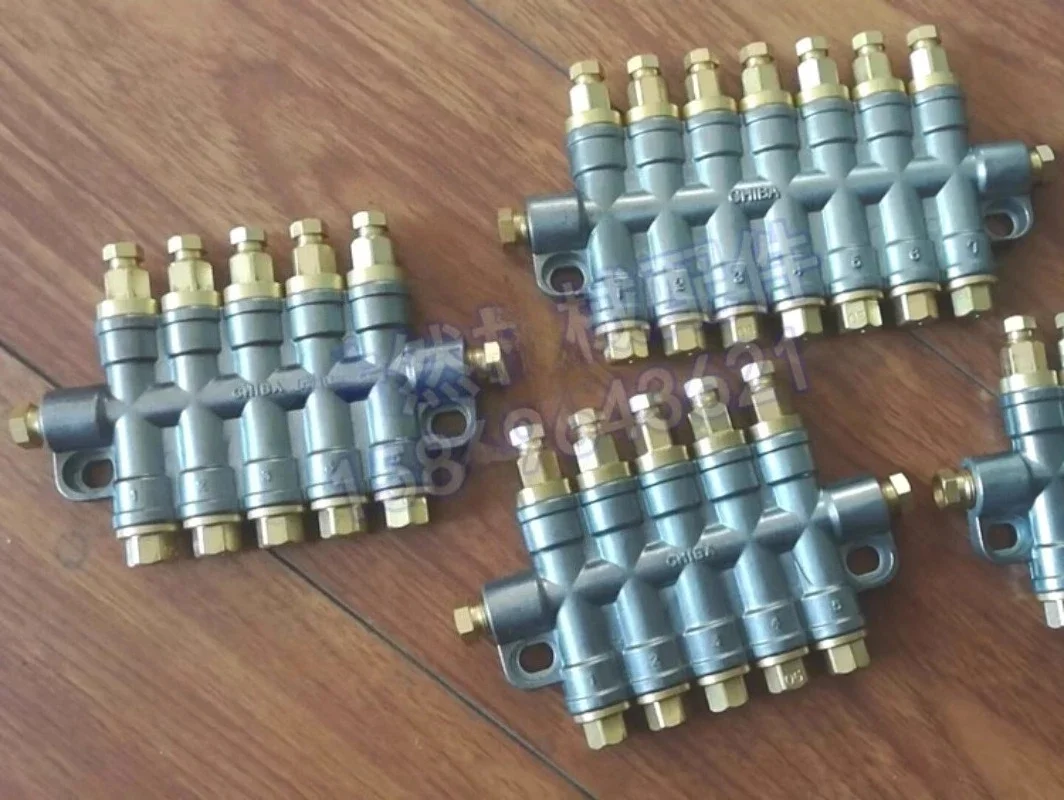 

Тайвань CHIBA объемный распределитель масла HBL-5 4-позиционный 3-позиционный 2-позиционный станок с числовым программным управлением с ЧПУ