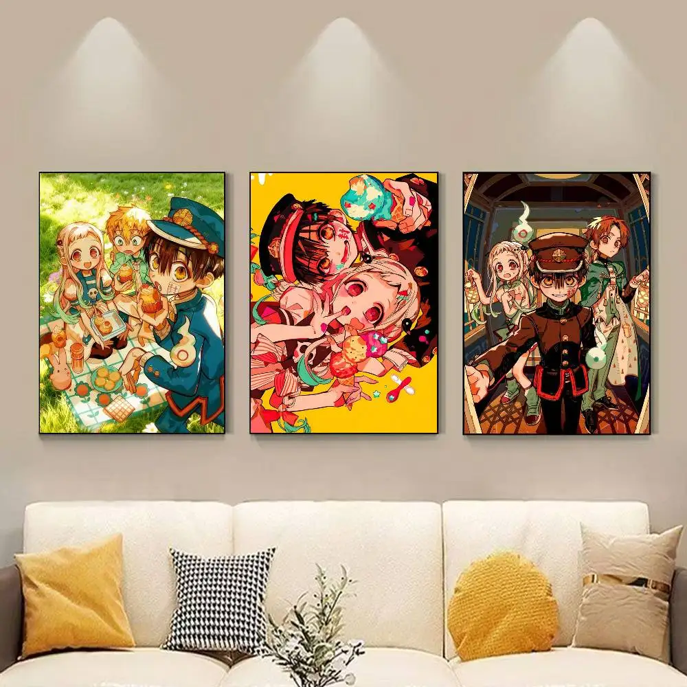 Movie Hot Toilet Bound Hanako Kun Anime Poster Versatile HD Waterproof Wall Art Self-Adhesive Decor for Any Space Ideal Gift