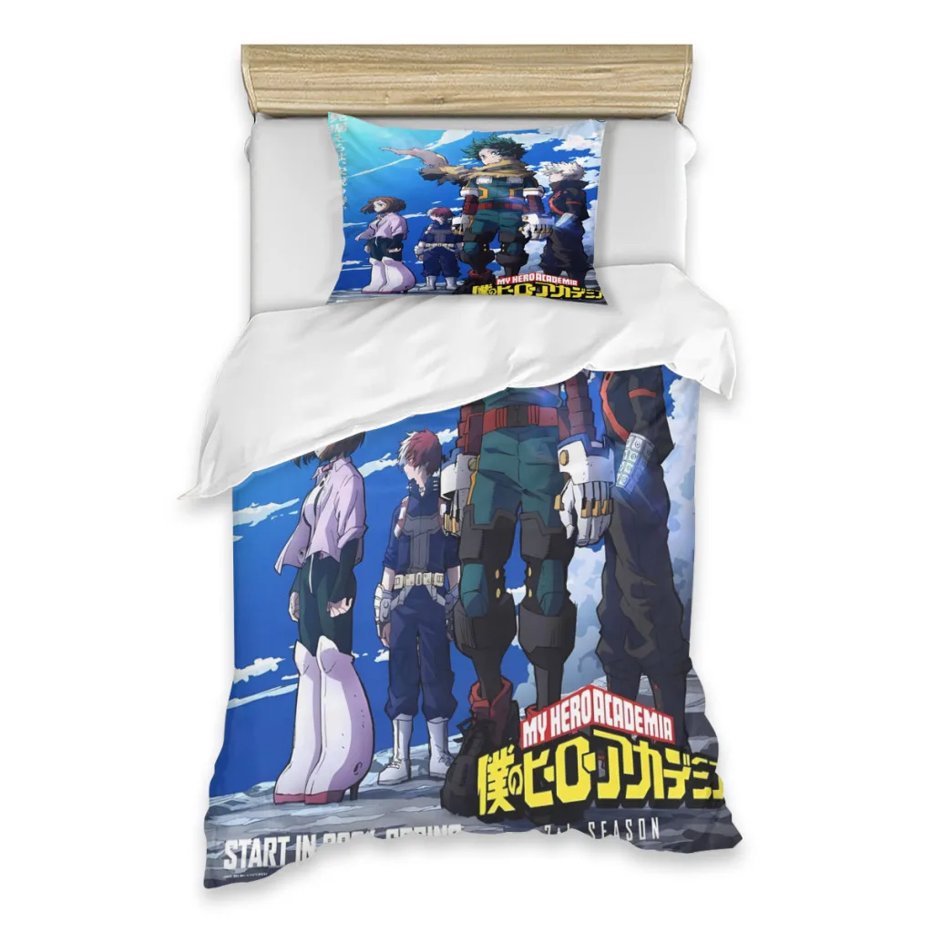 

BNHA Season 7 in spring 2024 confirmed!!!!!!!!!!!! Bed Sheets Set Comforter Quilt Cover Duvets Single Bedding