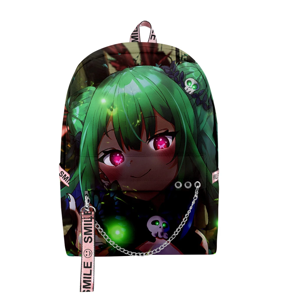 Classic Novelty Hololive Uruha Rushia School Bags Unisex 3D Print Oxford Waterproof Notebook multifunction Travel Backpacks