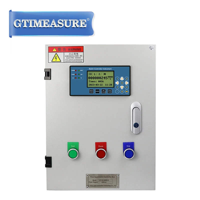 

Multi Function Flow Control Valve for Water Milk Beer Liquid Flow Controller Batch Controller for Flow Meter