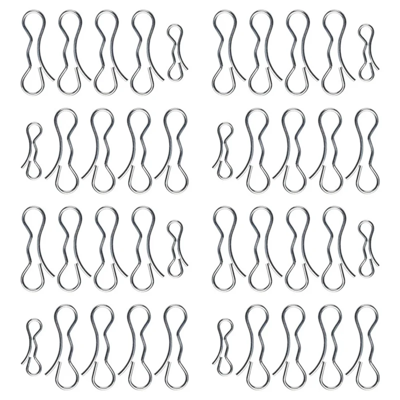 

Bow Tie Lock Cylindrical Pin 4 194209& Split Pin 1 194208 Replacement Deck Clip Set(8Pack)