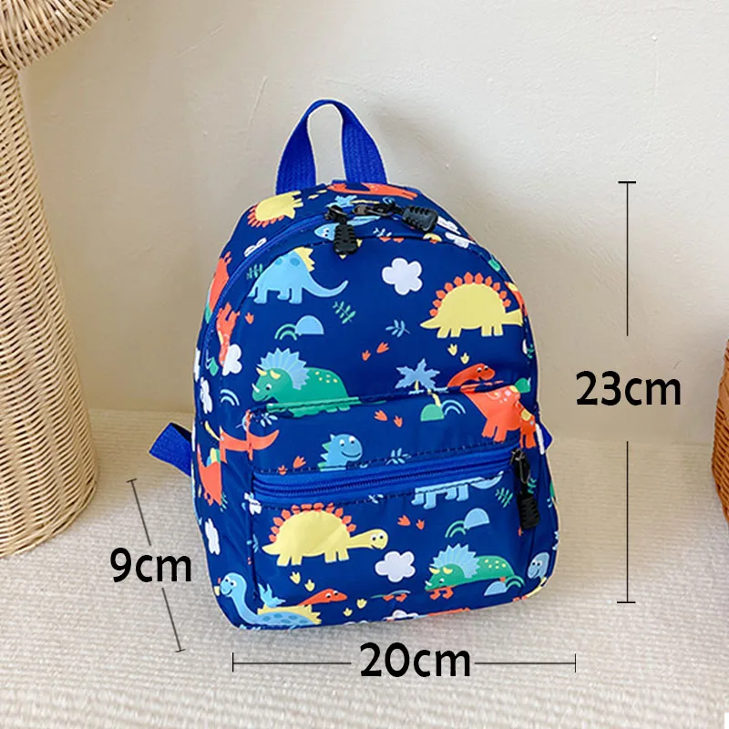 Mochilas de dinossauro dos desenhos animados para adolescentes, Cute Kindergarten Schoolbag, impermeável Kids Book Bags, sacos animais para meninos