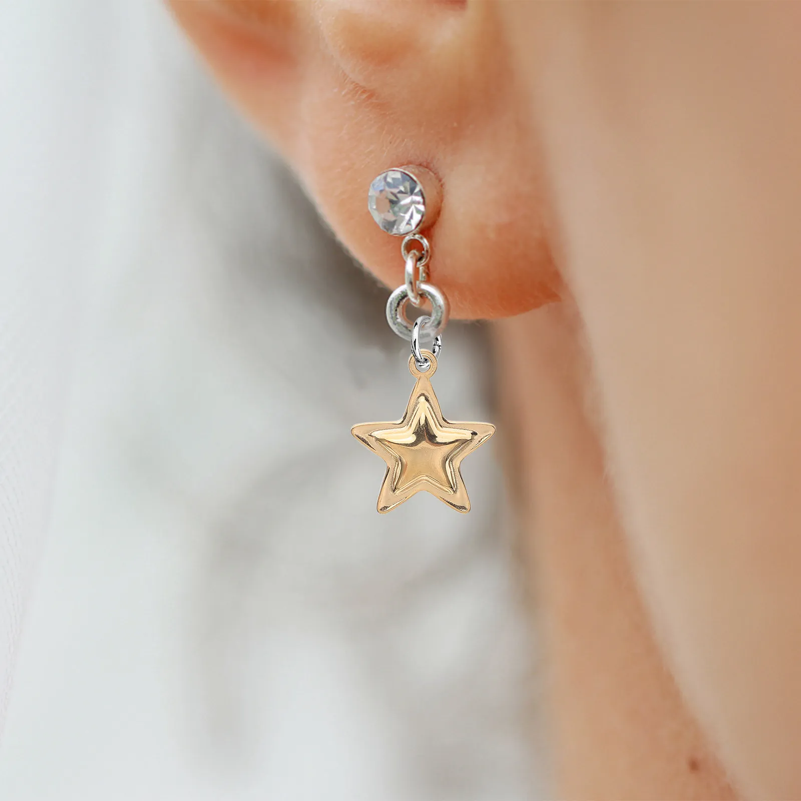 

6 шт. подвесок-звездочек из нержавеющей стали, мини-шармы в форме пятиконечной звезды для самостоятельного изготовления ожерелий, браслетов, брелоков, аксессуаров для создания украшений