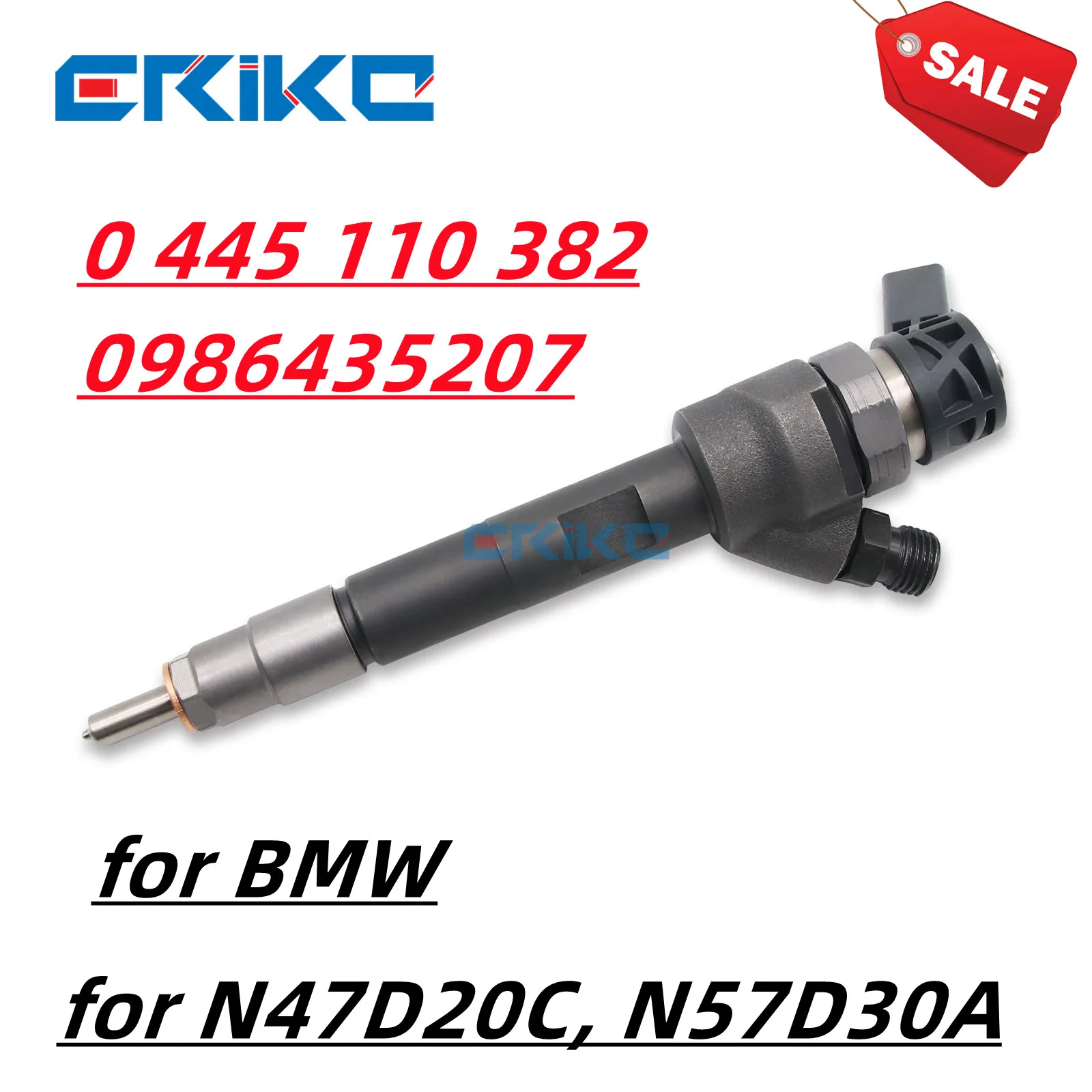 0445 110 382 0986435207 Fuel Injector  0 445 110 382 0445110478 0445110595 0445110596 0445110616 for BMW N47D20C, N57D30A