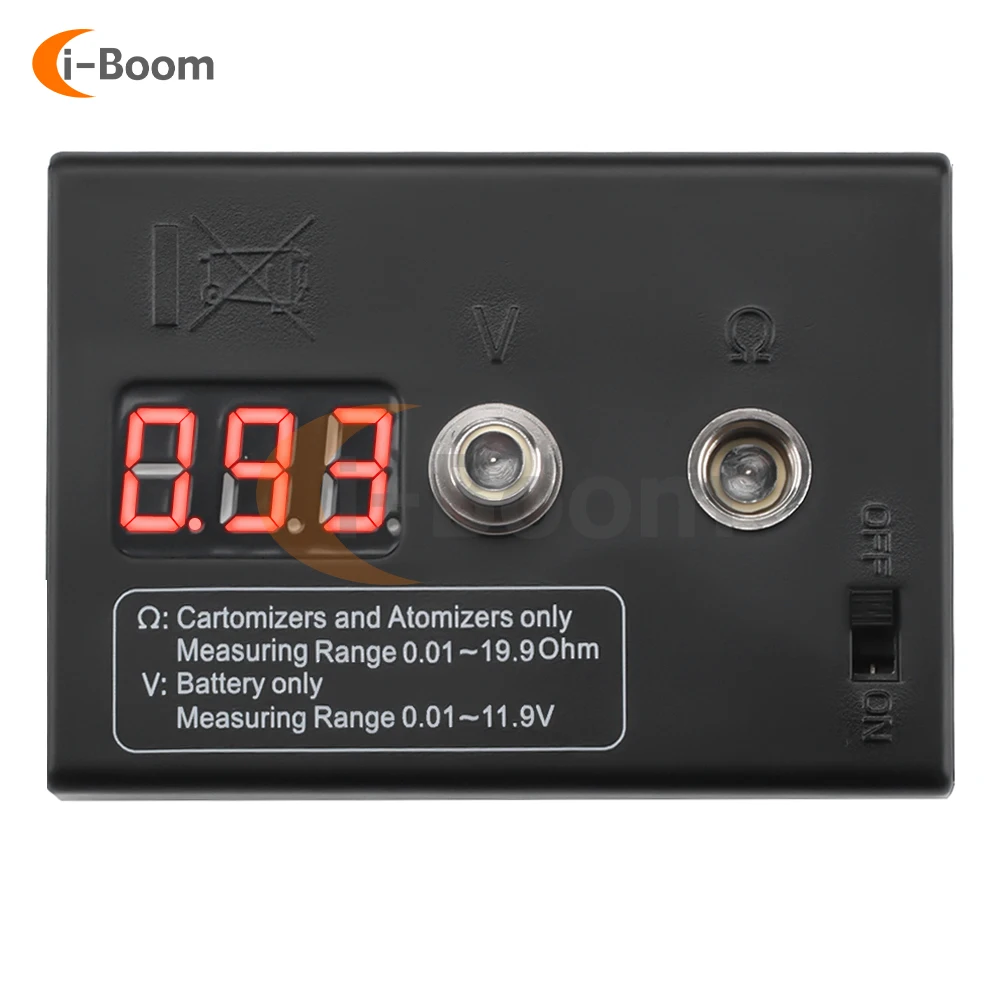 0.01~19.9Ω Resistance Tester LED Digital Display Portable Resistivity Meter Electrical Instrument Coil Resistance Tester