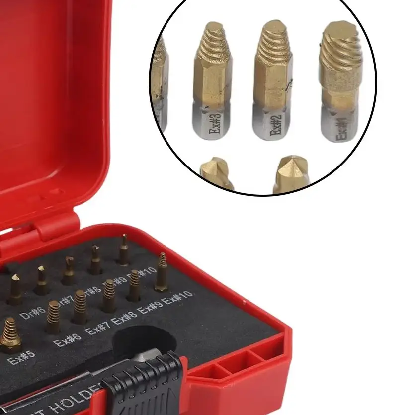 /Magnetic /Screw /Extractor Set Stripped Broken Bolt Remover With Extension Bit Holder And Socket Adapter For Power Drill Tools