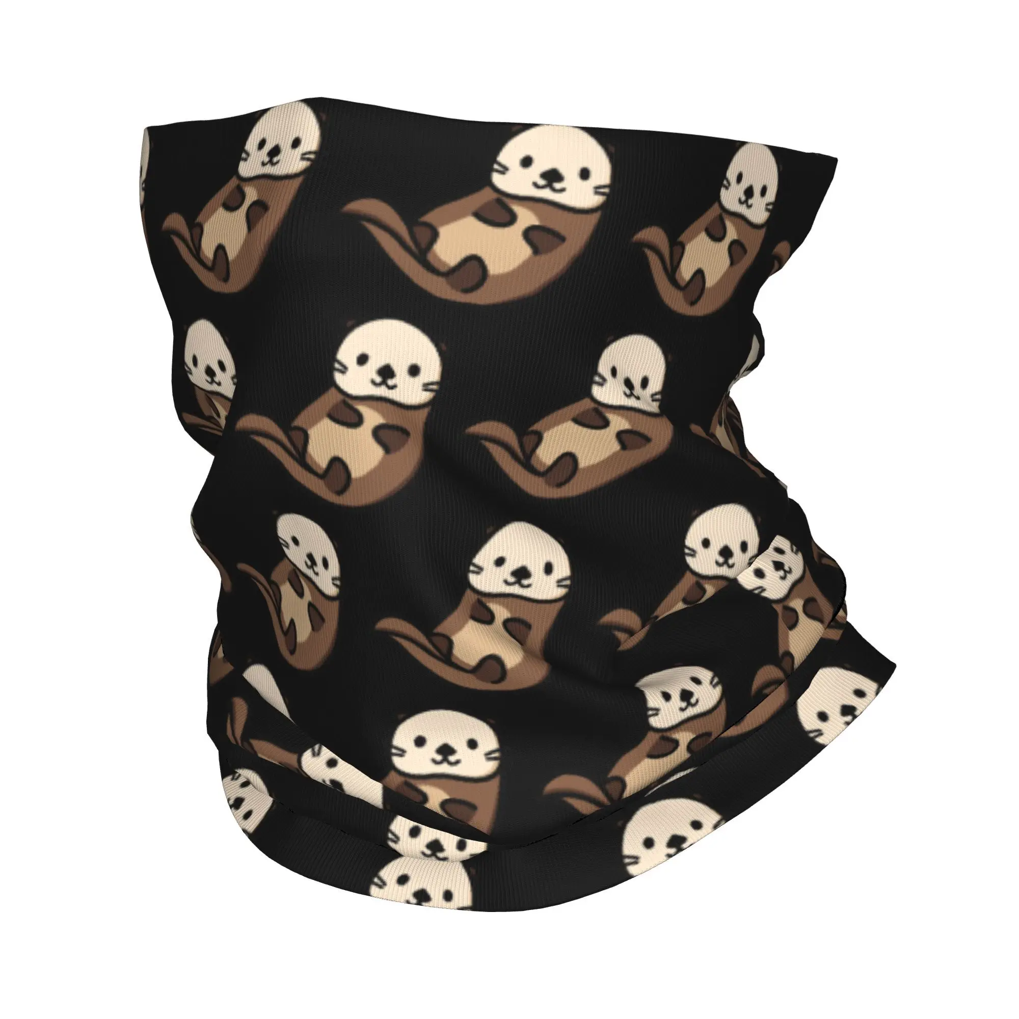 

Бандана с выдрой, маска с принтом, шарф, универсальный велосипедный шарф, походный, рыбалка, унисекс, для взрослых, зима