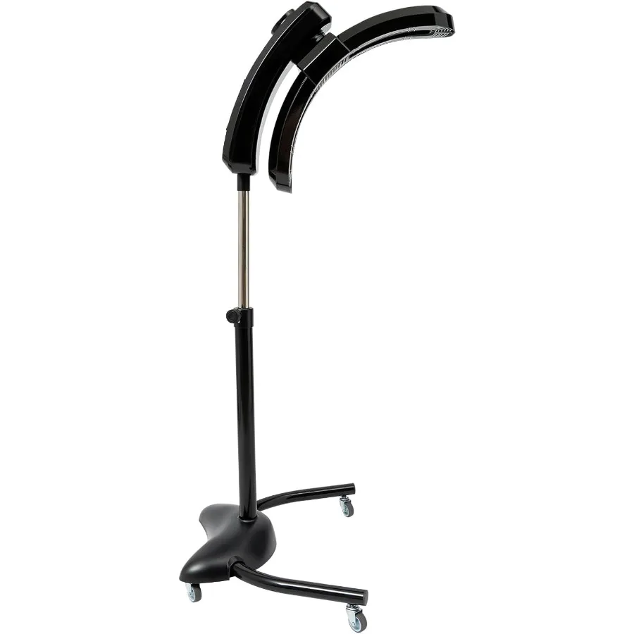 

Professional Hair Steamer 40-70/104-158 with Temperature and Time Adjustment Portable Standing Dryer for Home Salon Use Black 9