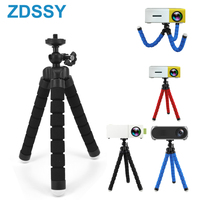 Mini Tripods Tripod For YG300 J15 Mini Projector Camera Holder Sponge Octopus Monopod Tripe Stand Mini Tripod Stativ For Phone