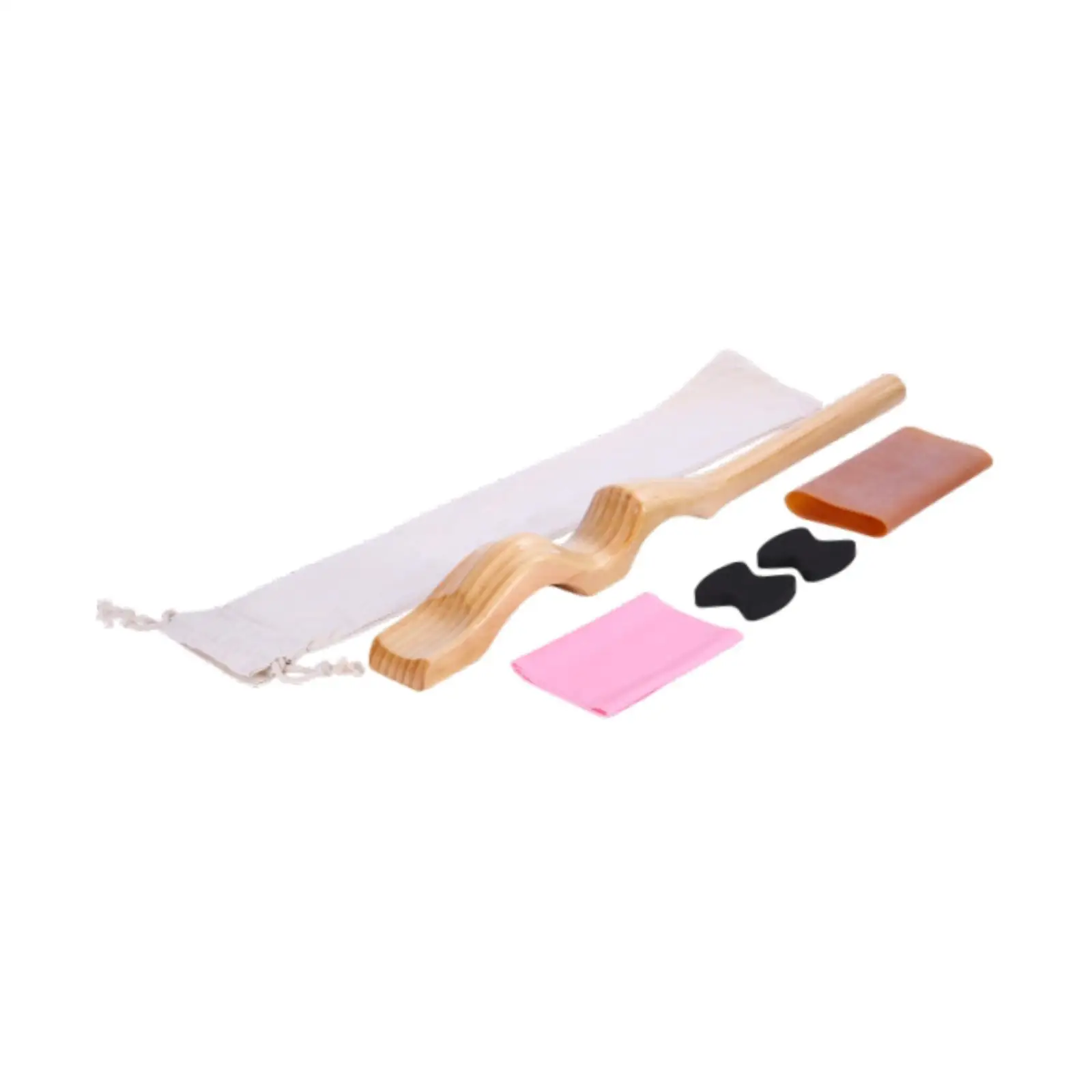 Dance Foot Arch Stretcher Wood Portable Instep Shaper with Carry Pouch and Stretch Bands for Ballet Dancer Gymnastics Training