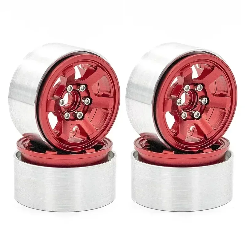 

4PCS Metal 1.9 Beadlock Wheel Rim Hub RC Car Spare Part for 1/10 Traxxas Hsp Redcat Rc4wd WRAITH Tamiya Axial SCX10 D90 HPI