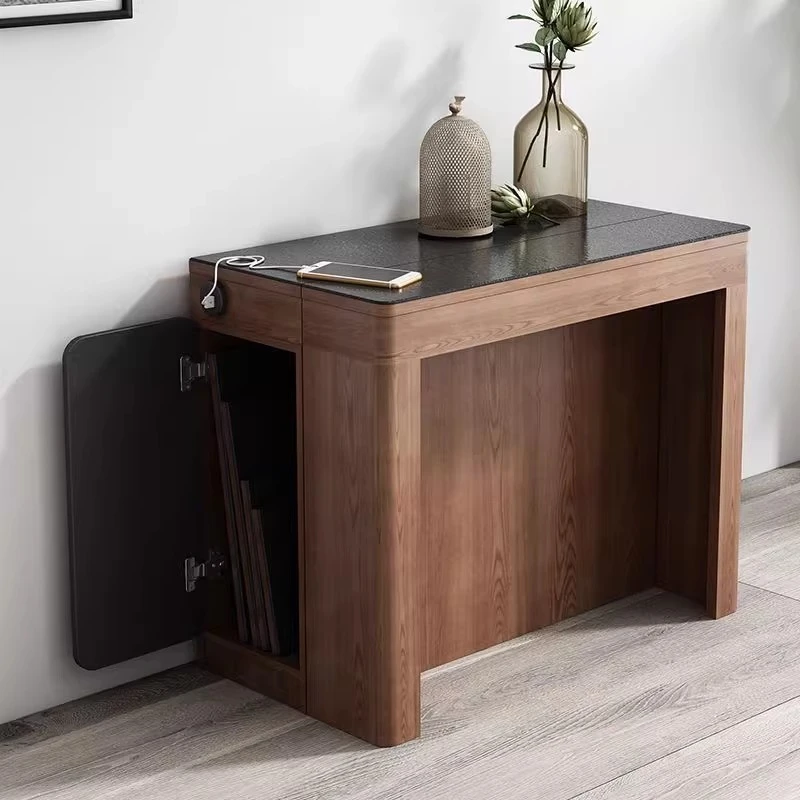 

island dining table modern simple household small apartment multi-functional retractable dining table