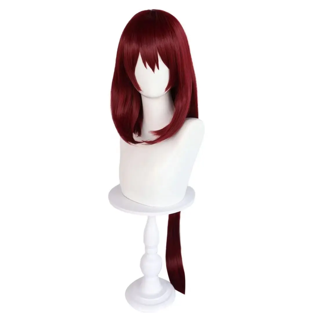Hooxiao Little Red Fairy Huan Du Luolan Roter Pferdeschwanz Cosplay Perücke für Anime Charakter Rose Inner Network