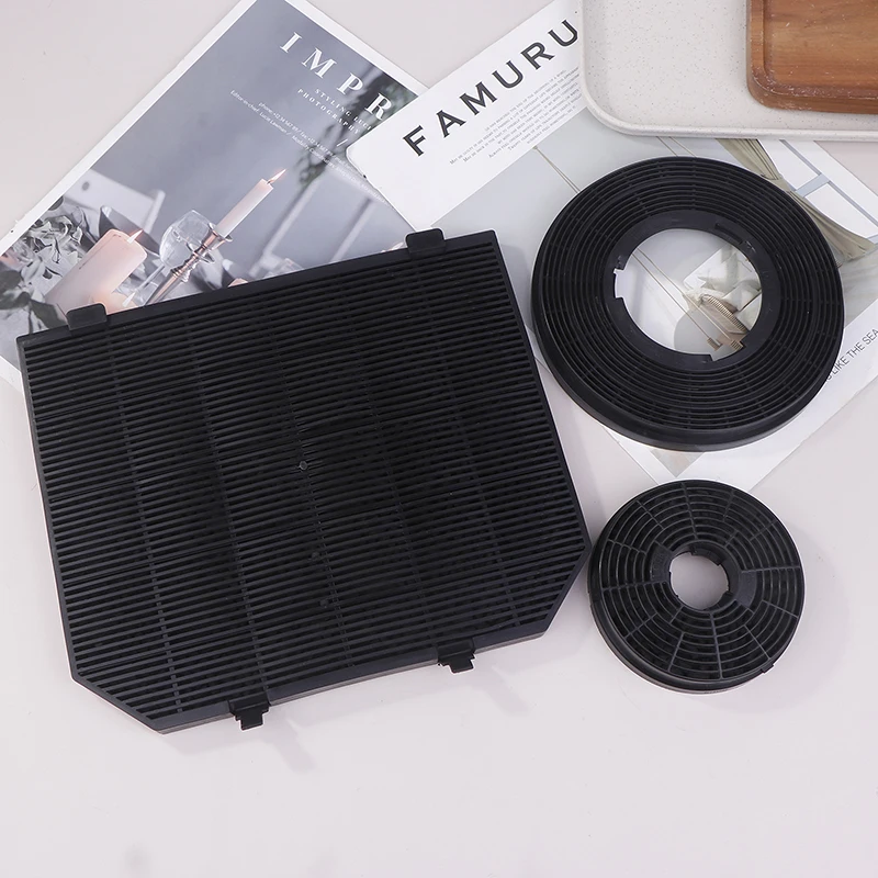 1 шт. фильтр с активированным углем для вытяжки, круглый активный угольный фильтр для вытяжных вытяжек, циркуляционная вытяжка, карбюраторная коробка