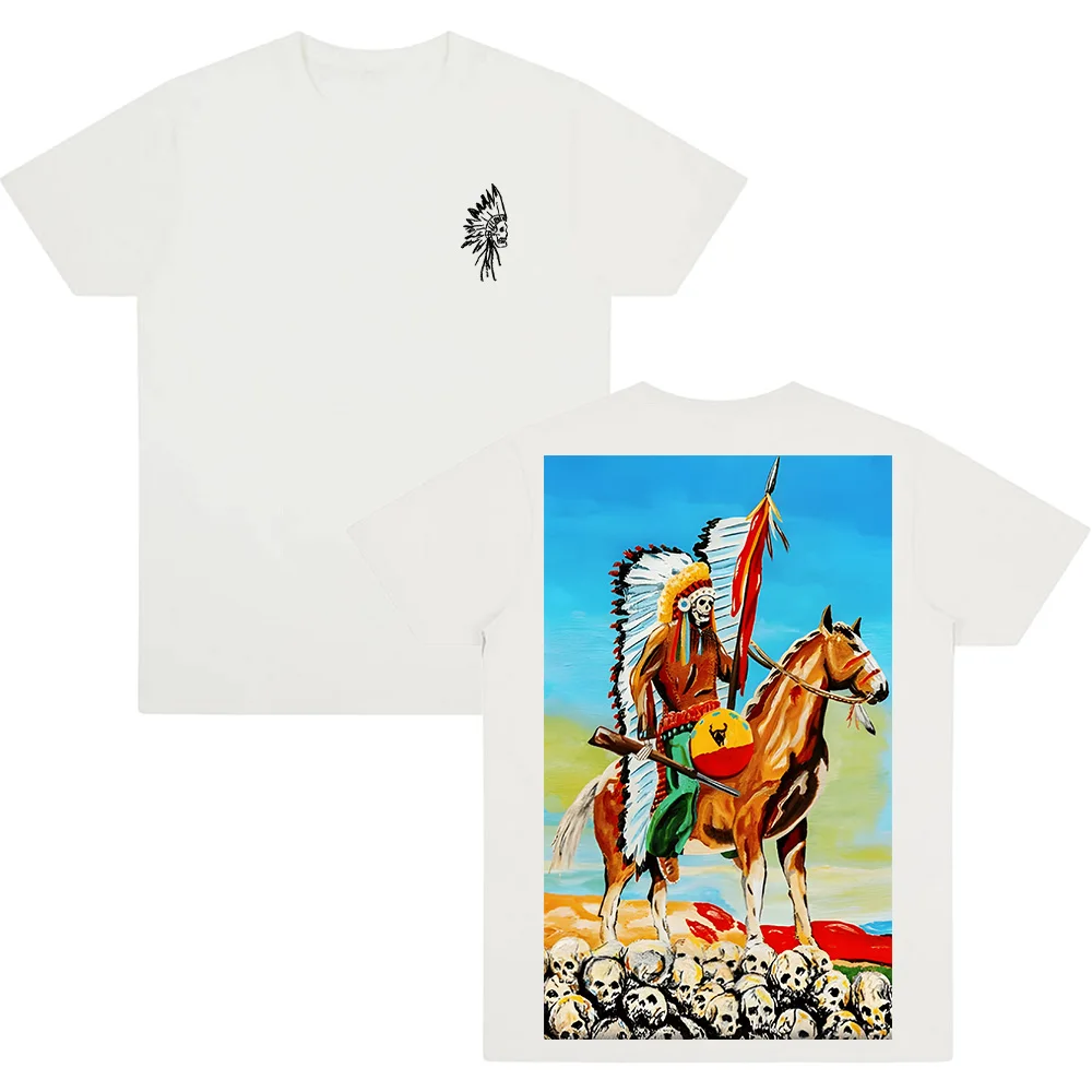 انتقم سبعة أضعاف ماجيك الجرافيك تي شيرت موضة الرجال النساء الملابس خمر Harajuku العصرية المحملة القطن Crewneck تي شيرت غير رسمي #1